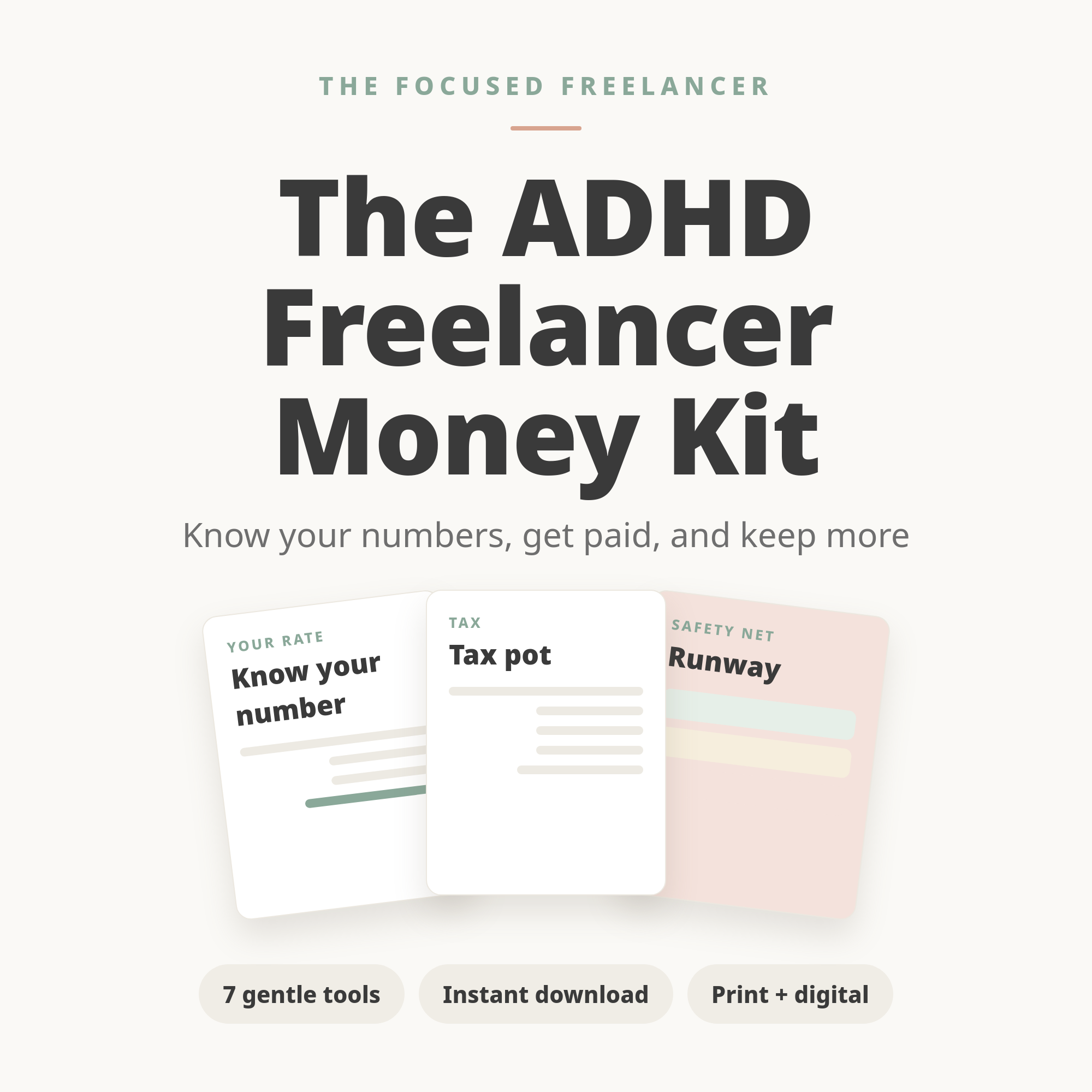 ADHD Freelancer Money Kit